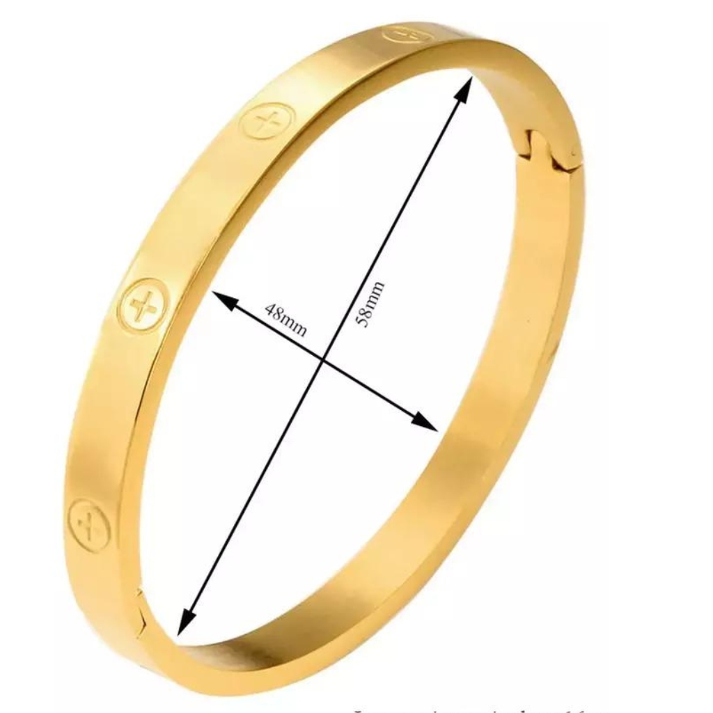 bracelete feminino dourado